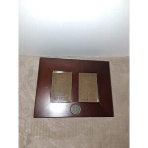 Rectangle Double Picture Frame Wooden Box